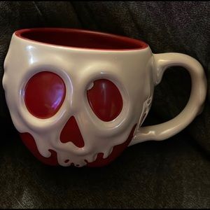 Snow White Red Poison Apple Skull Mug